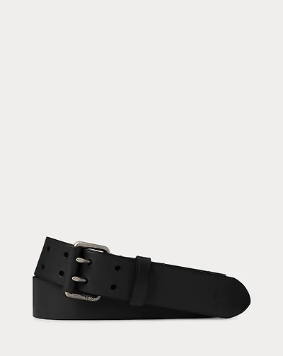 Double-Prong Leather Belt
