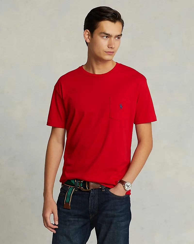 Custom Slim Fit Jersey Pocket T-Shirt