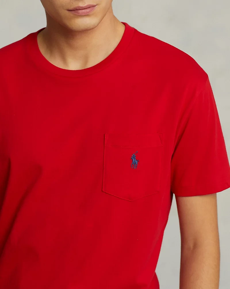 Custom Slim Fit Jersey Pocket T-Shirt