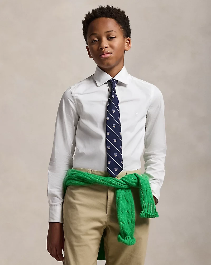 Slim Fit Cotton Broadcloth Dress Shirt