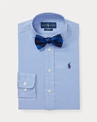 Slim Fit Gingham Cotton Dress Shirt