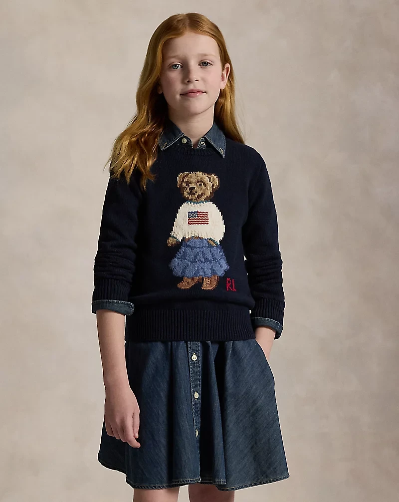 Polo Bear Cotton Sweater