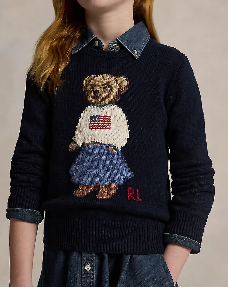 Polo Bear Cotton Sweater