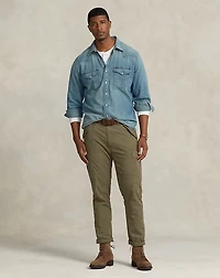 Indigo Twill Western Shirt