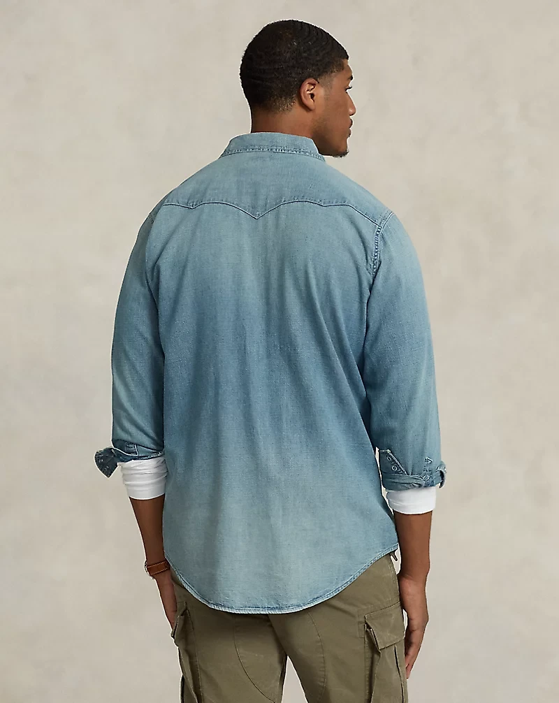 Indigo Twill Western Shirt