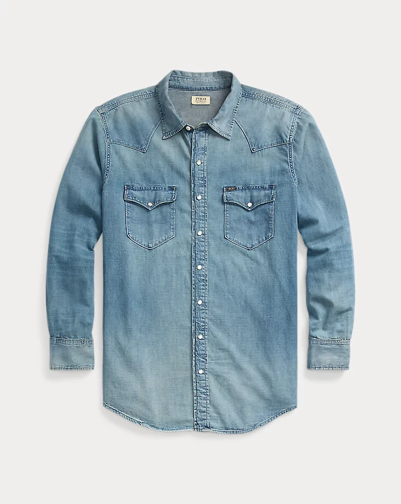 Indigo Twill Western Shirt
