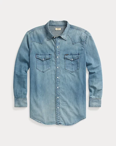 Indigo Twill Western Shirt