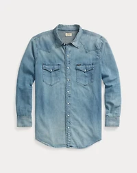 Indigo Twill Western Shirt