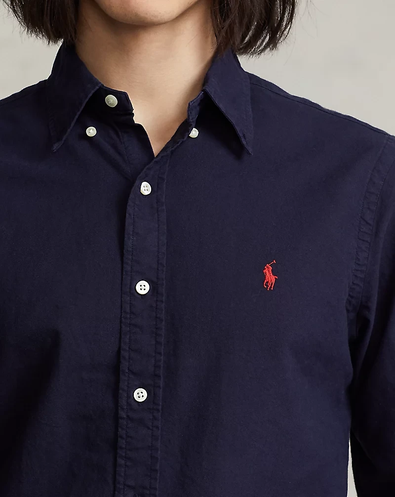 Classic Fit Garment-Dyed Oxford Shirt