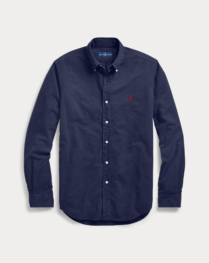 Classic Fit Garment-Dyed Oxford Shirt