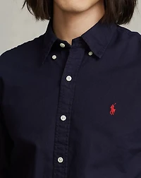 Slim Fit Garment-Dyed Oxford Shirt