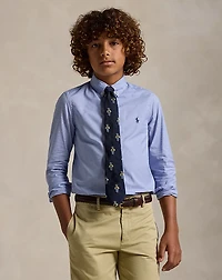 Slim Fit Gingham Cotton Dress Shirt