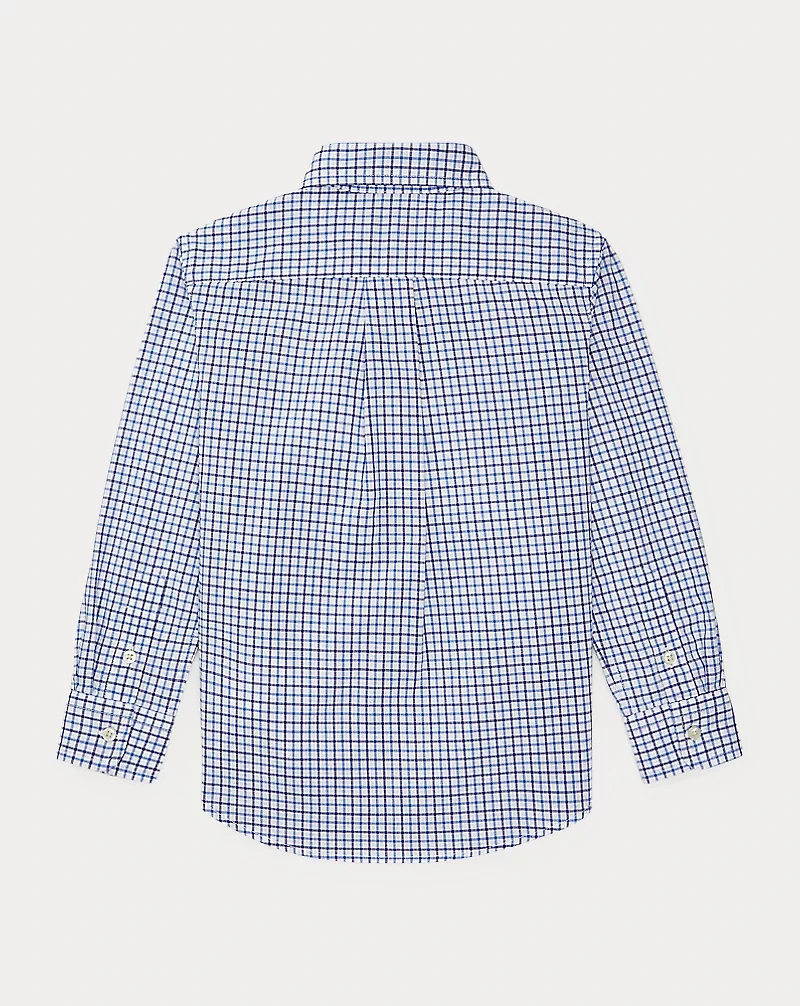 Tattersall Cotton Poplin Shirt