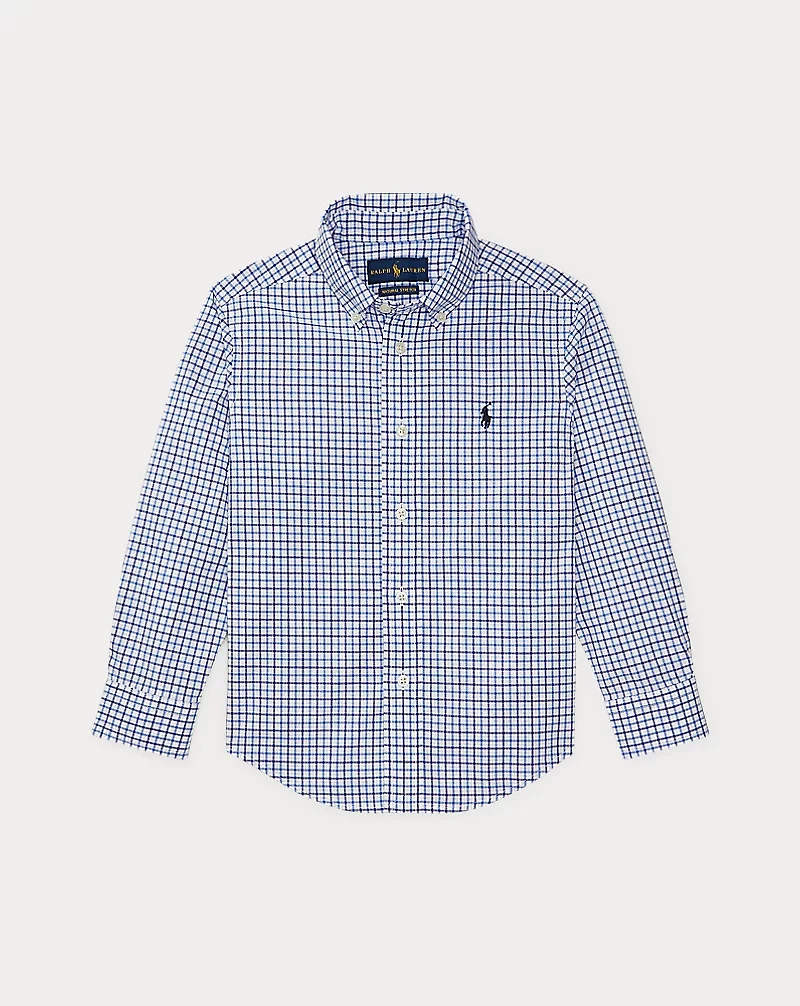 Tattersall Cotton Poplin Shirt