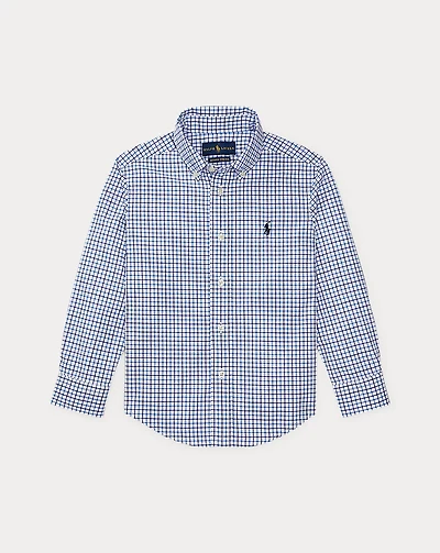 Tattersall Cotton Poplin Shirt
