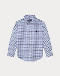 Tattersall Cotton Poplin Shirt