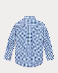 Gingham Cotton Poplin Shirt