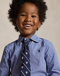 Gingham Cotton Poplin Shirt