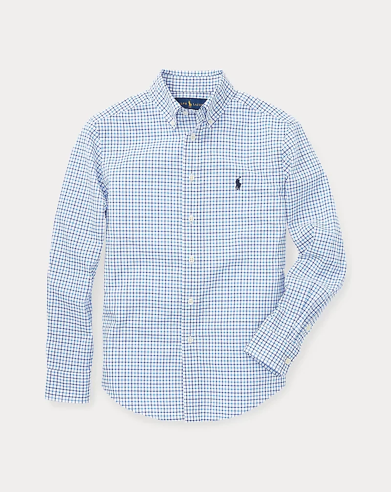 Tattersall Cotton Poplin Shirt