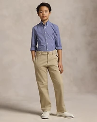 Gingham Cotton Poplin Shirt
