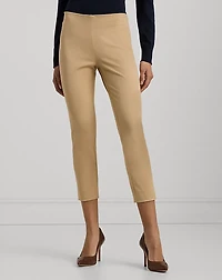 Stretch-Cotton Blend Twill Skinny Pant
