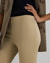 Stretch-Cotton Blend Twill Skinny Pant