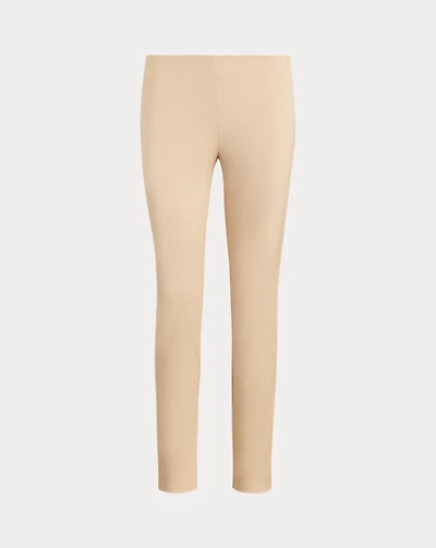 Stretch-Cotton Blend Twill Skinny Pant