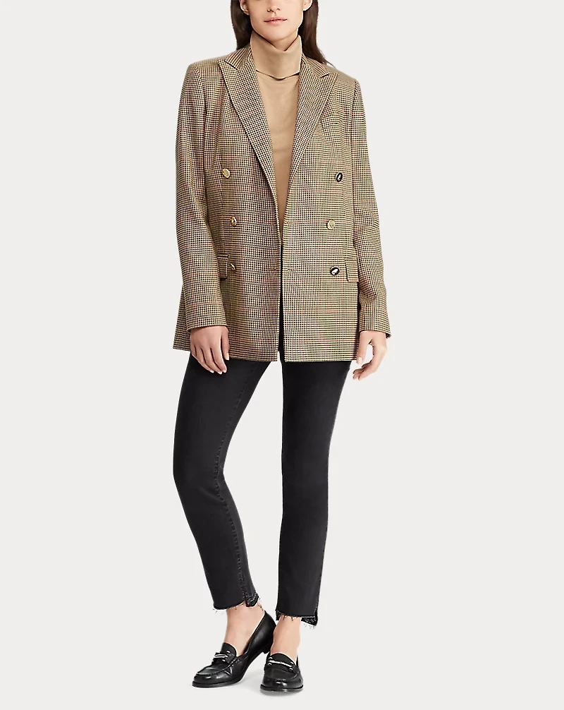 Windowpane Twill Blazer