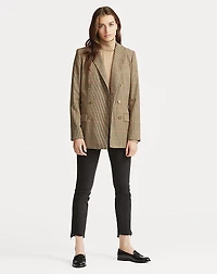 Windowpane Twill Blazer