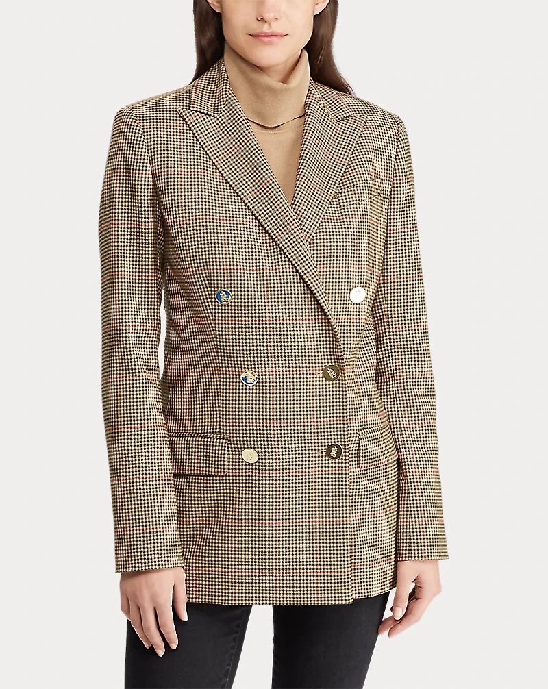 Windowpane Twill Blazer