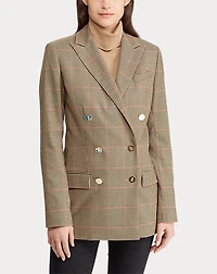 Windowpane Twill Blazer