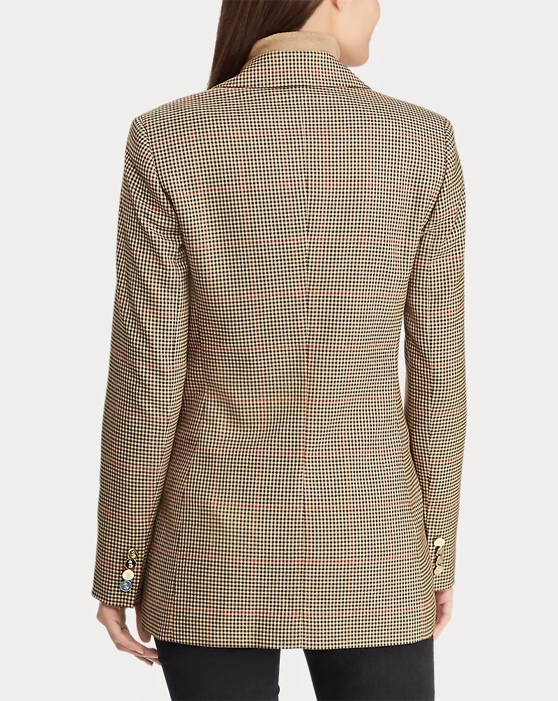 Windowpane Twill Blazer