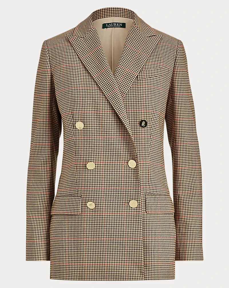 Windowpane Twill Blazer