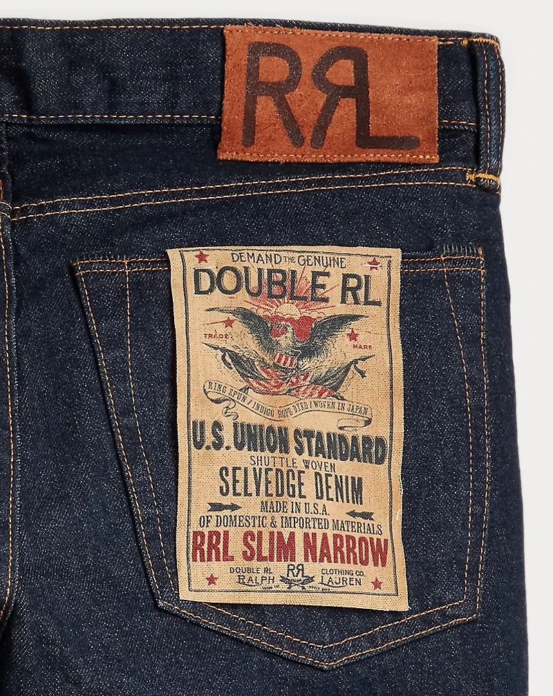 Slim Narrow Once-Washed Selvedge Jean