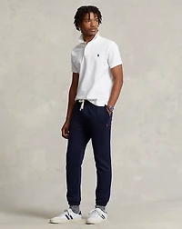 Slim Fit Mesh Polo Shirt