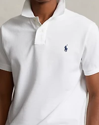 Slim Fit Mesh Polo Shirt