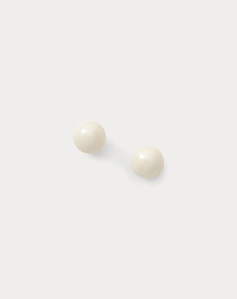 10 mm Faux-Pearl Studs