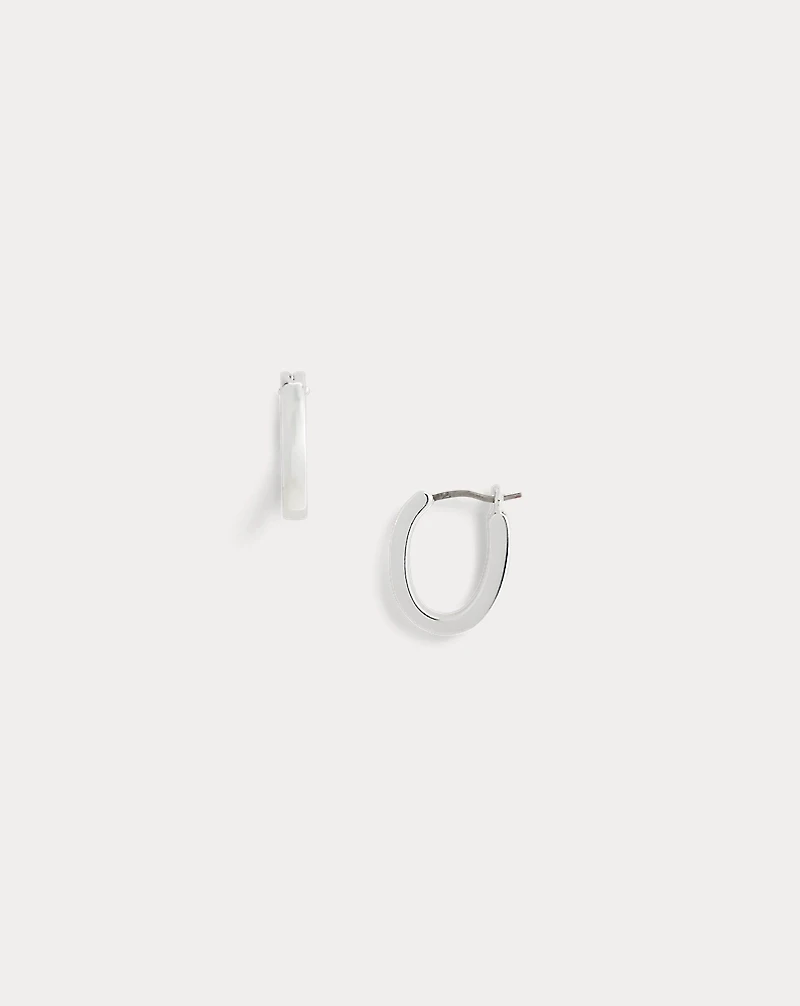 Oval Hoop Earring