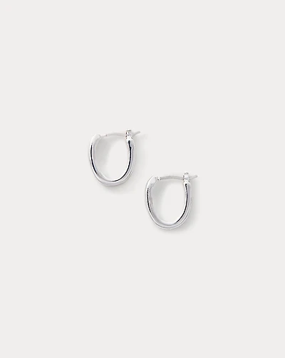 Oval Hoop Earring