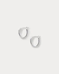 Oval Hoop Earring