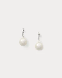 Faux-Pearl Drop Earrings