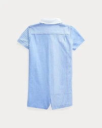 Knit Cotton Oxford Fun Shortall