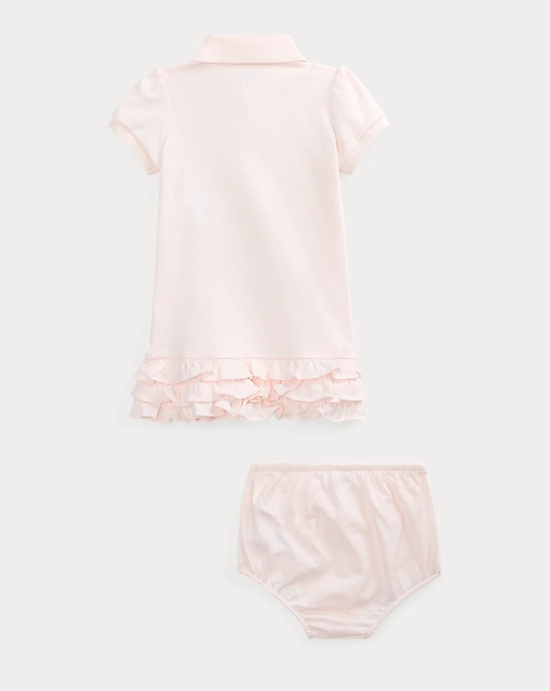 Ruffled Polo Dress & Bloomer