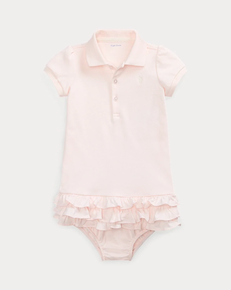 Ruffled Polo Dress & Bloomer