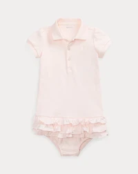 Ruffled Polo Dress & Bloomer