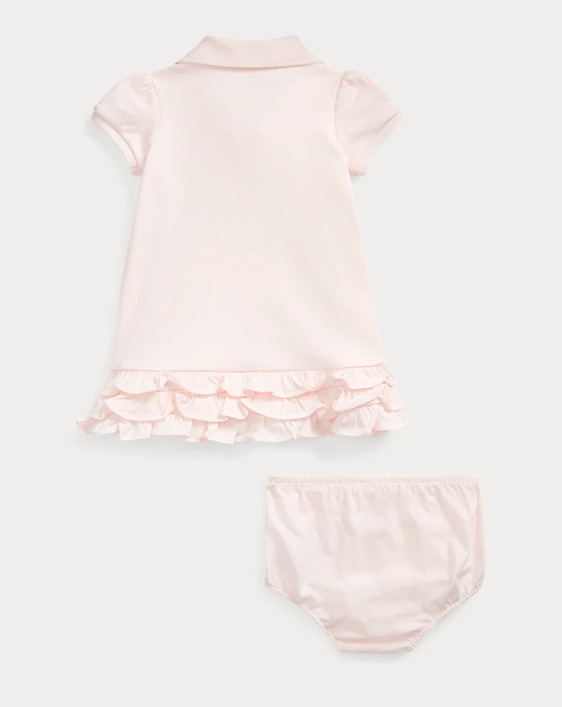Ruffled Polo Dress & Bloomer