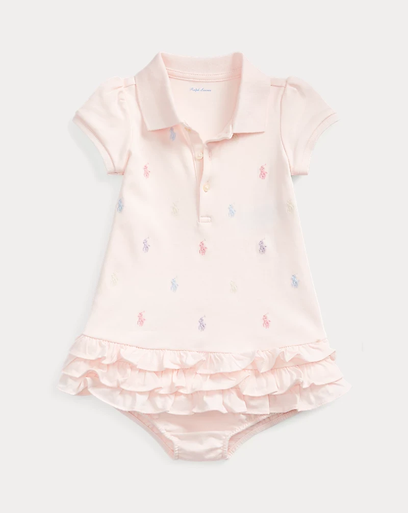 Ruffled Polo Dress & Bloomer