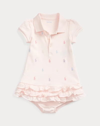 Ruffled Polo Dress & Bloomer