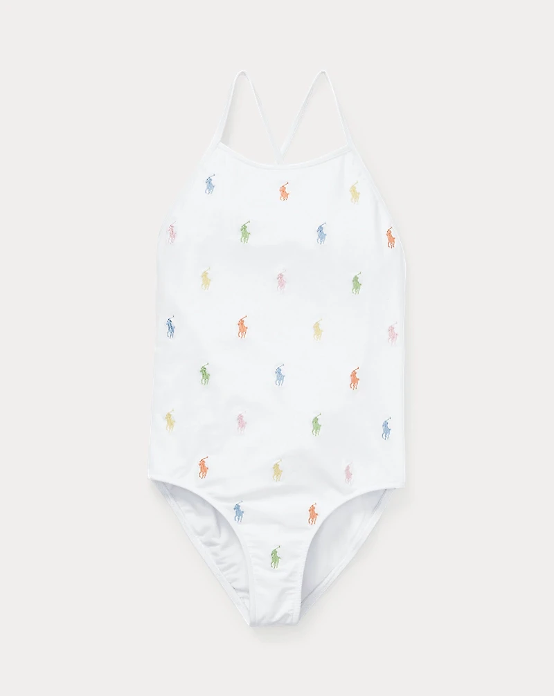 Polo Pony One-Piece Swimsuit