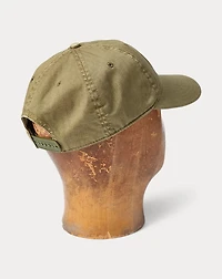 Winged-Logo Twill Ball Cap